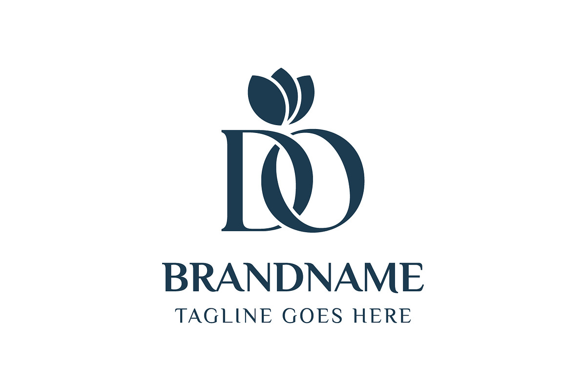 Letters DO Beauty Logo, a Branding & Logo Template by Pray Art Design Studio