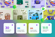 Kids, Children Canva Design Template, a Social Media Template by Exceptionalways (Thumbnail 2 of 35)