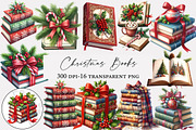 Christmas Books Clipart, an Illustration by Designworld (Thumbnail 1 of 5)