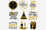 2027 New Year PNG Bundle, an Emoji Icon by Tanya Kart (Thumbnail 8 of 10)