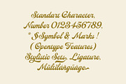 ED Torinella - Vintage Script Font, a Script Font by Emyself Design (Thumbnail 7 of 10)