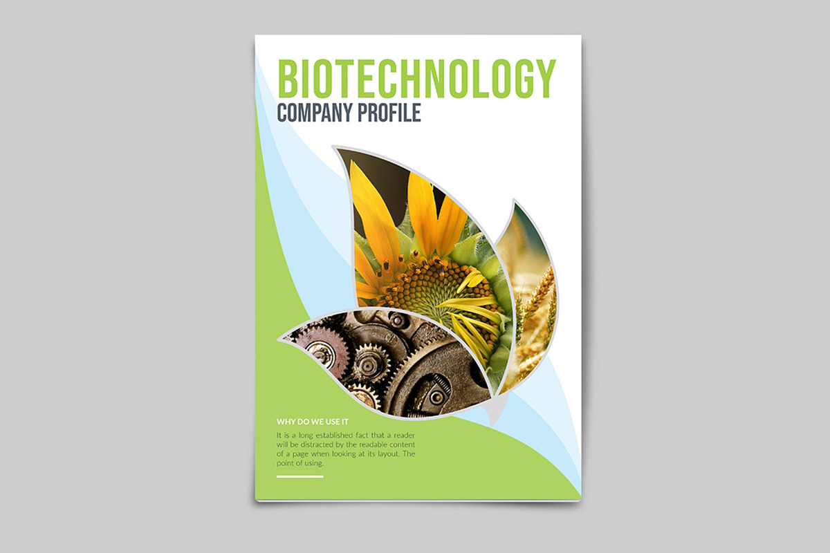 Biotechnology Brochure, a Brochure Template by BoriesBechker (Photo 1 of 13)