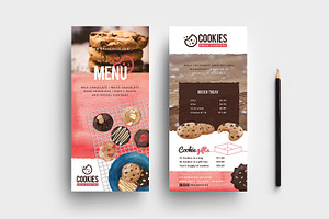 Cookie Shop DL Card Template