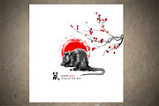 Rats Sumi-e, an Animal Illustration by StabuLaRasa illustration (Thumbnail 7 of 18)