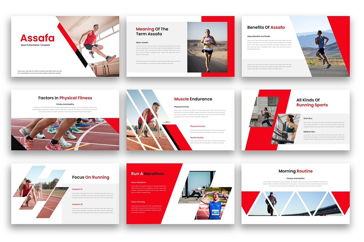 Assafa – Sports Google Slid Template, a Presentation Template by kreatifreya (Photo 5 of 5)