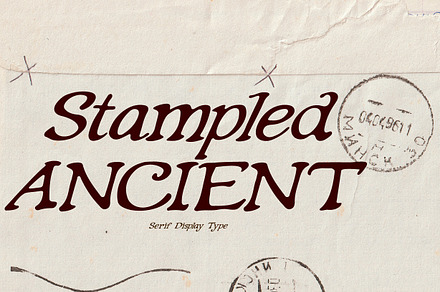 Stampled Ancient - Display Serif