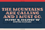VS John Muir Serif Vintage Font, a Slab Serif Font by Vicarel Studios (Thumbnail 6 of 12)