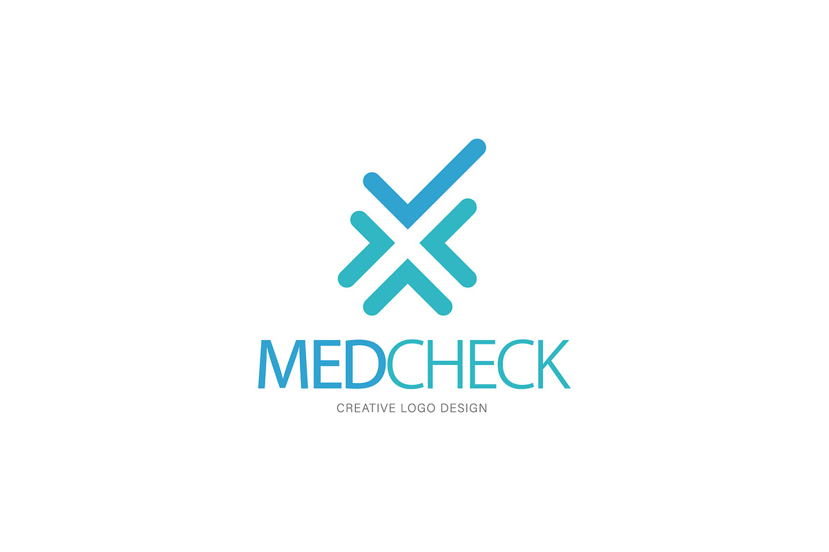 medical check logos, a Branding & Logo Template by Logocreative