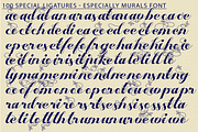 Especially Murals - Calligraphy Font, a Script Font by 177Studio (Thumbnail 8 of 8)