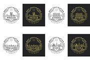 44 Linear City Badges, an Outline Icon by Kursat Unsal (Thumbnail 24 of 25)