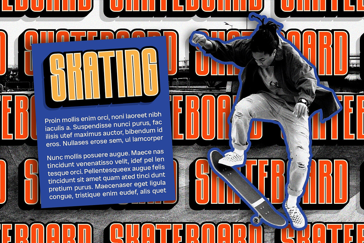 Albercio 3D, a Sans Serif Font by Craft Supply Co. (Photo 7 of 8)