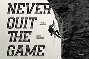 Reztor - Modern Sport Display Font, a Sans Serif Font by Flawless And Co (Thumbnail 7 of 10)