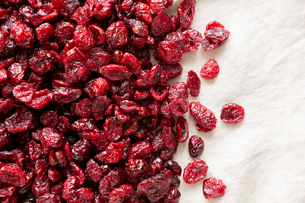 Organic Dried Cranberries, top view. Flat lay, overhead, from ab, a Food & Drink Photo by LiudmylaChuhunova