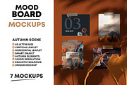 MoodBoard Autumn Fall Scenes, a Books & Magazine Mockup by StyleMockups (Thumbnail 4 of 12)