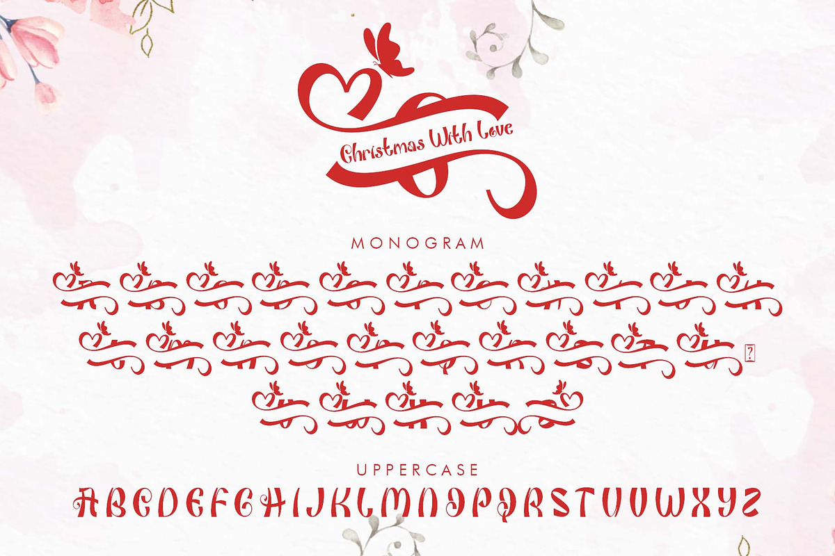 Christmas With Love, a Handwritten Font by Yoga Letter (Photo 7 of 7)