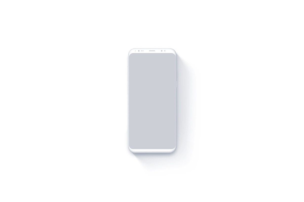 20 Minimalist & Flat Devices Mockups, an iPhone Mockup by Asylab (Photo 48 of 97)