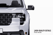 2025 Compact Pickup Truck Mockup Set, an Advertising Mockup by Halal Graphic Studio (Thumbnail 3 of 16)