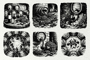 Wine Cellar Winery Line Art Graphics, a Decorative Illustration by DENIDigitalArtSudio (Thumbnail 5 of 7)