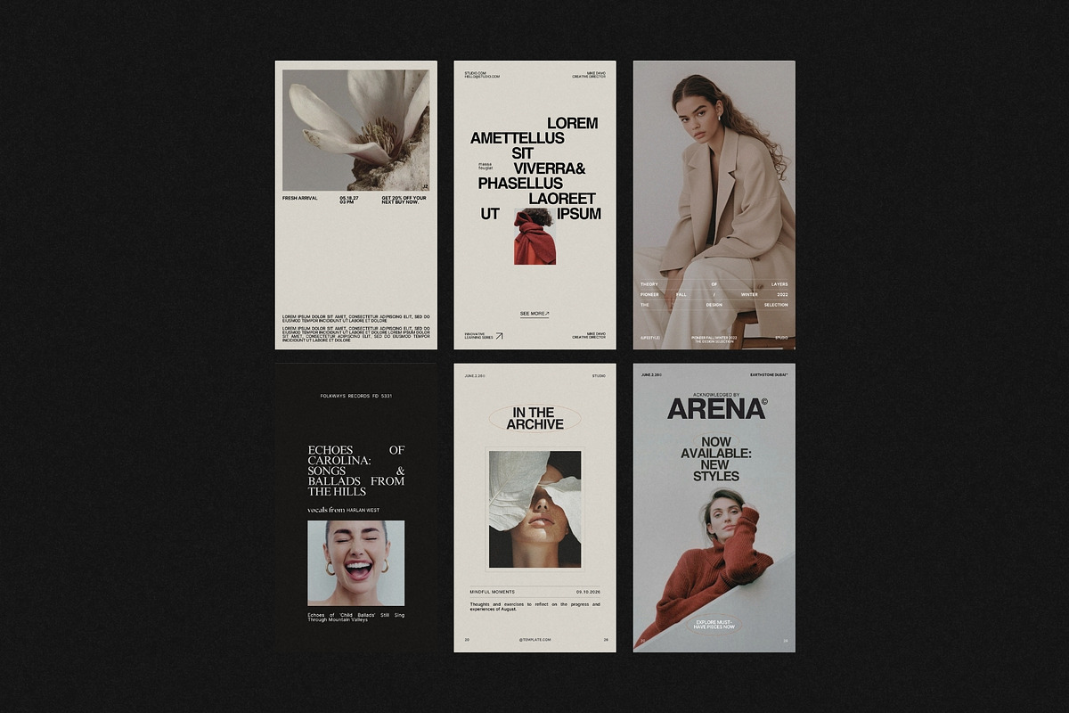 ZEVR | Instagram Template (I), a Social Media Template by Crafted Pixel (Photo 2 of 10)