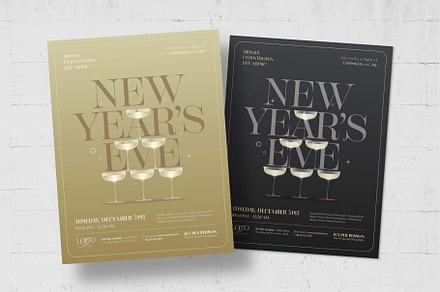 New Year's Eve Flyer Template, a Flyer Template by BrandPacks