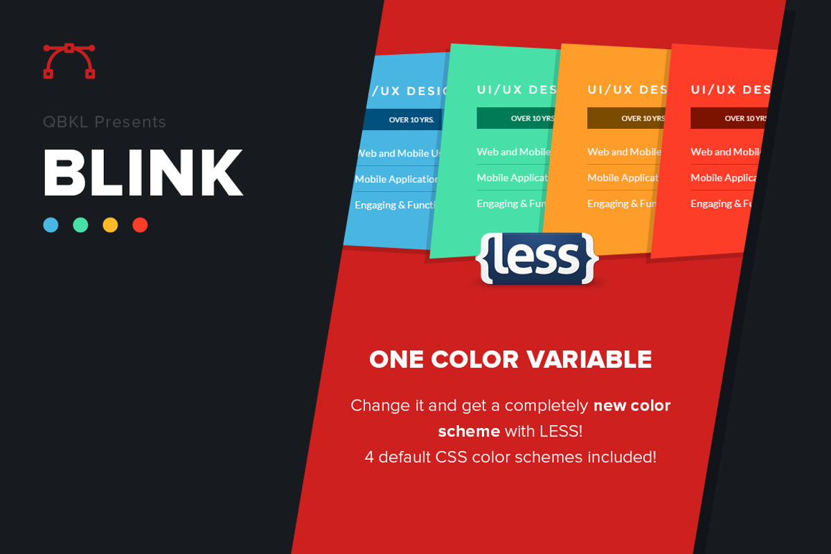 BLINK: HTML Portfolio (75% off), a HTML Template by QBKL (Photo 4 of 5)