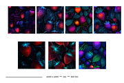 Strawberry Retro Art Style Patterns, a Pattern Graphic by karenfoleyphoto (Thumbnail 13 of 16)