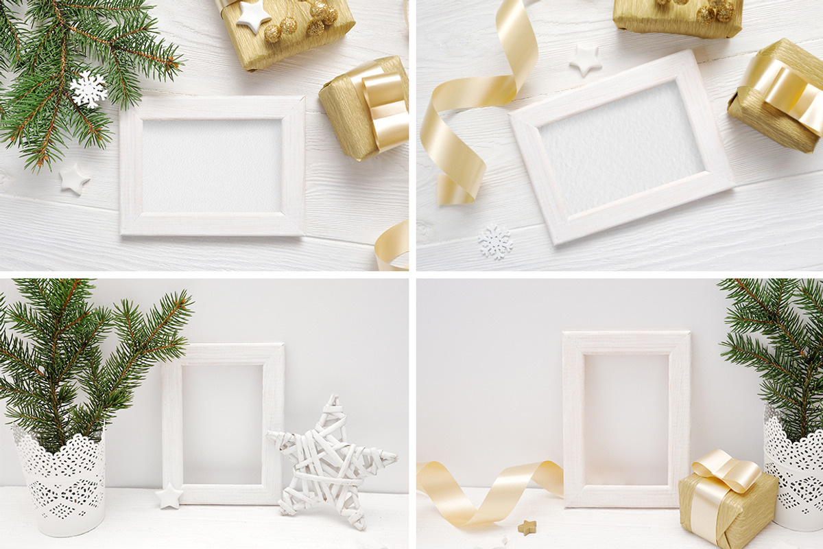 Christmas mock ups with smart object, a Print Template by Happy Letters (Photo 8 of 12)