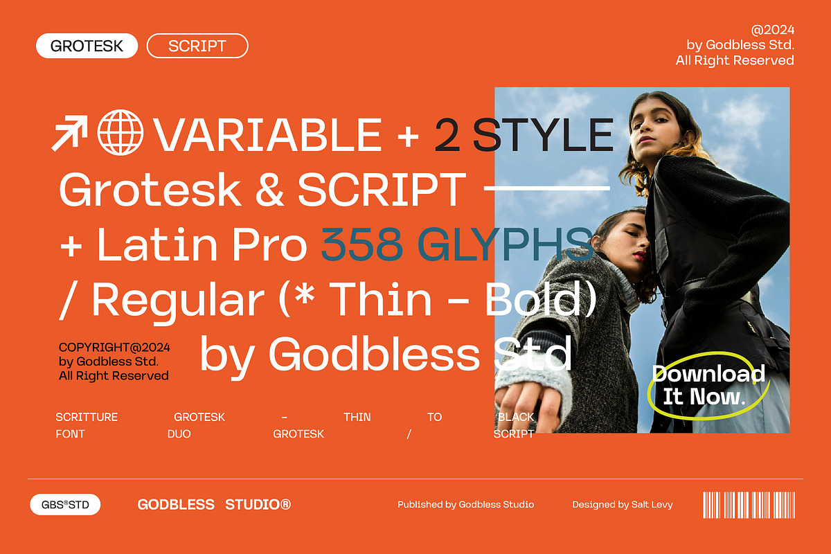 Scritture Grotesk, a Sans Serif Font by Godbless Studio (Photo 4 of 14)