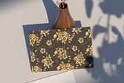 Seamless pattern with golden sakura, a Pattern Graphic by blackmoon9 (Thumbnail 3 of 3)