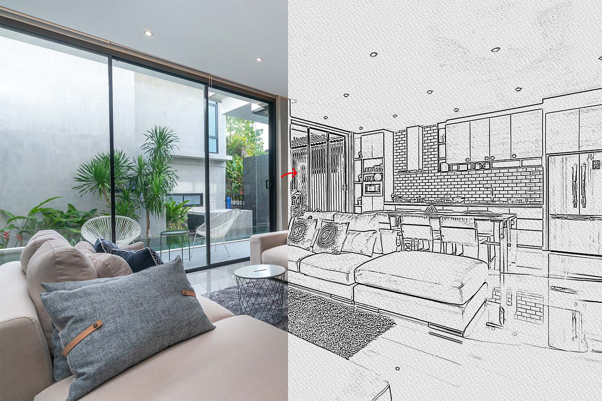 Architecture Line Art, an Action Add-On by MRI STUDIO (Photo 2 of 9)