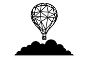 Hot Air Balloon Silhouette Bundle, an Object Illustration by Gaye Art (Thumbnail 17 of 31)