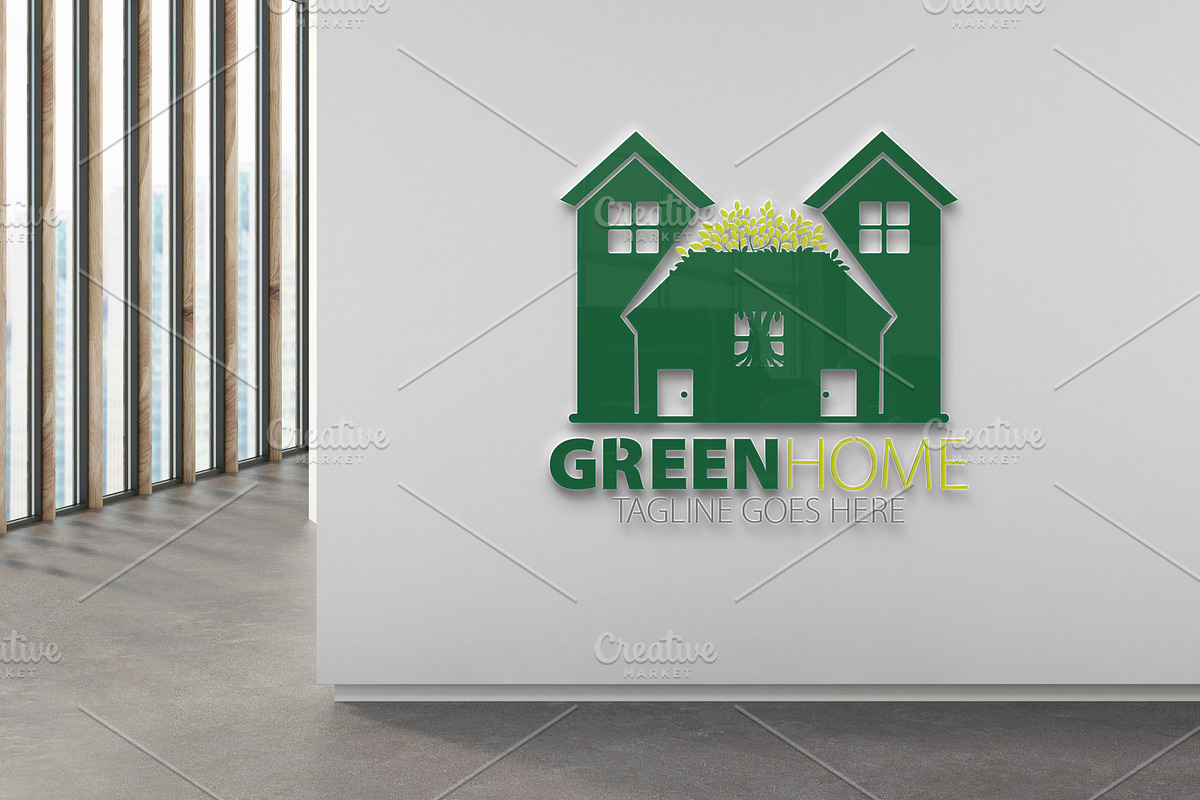 Green Home Logo, a Branding & Logo Template by Josuf Media (Photo 3 of 3)