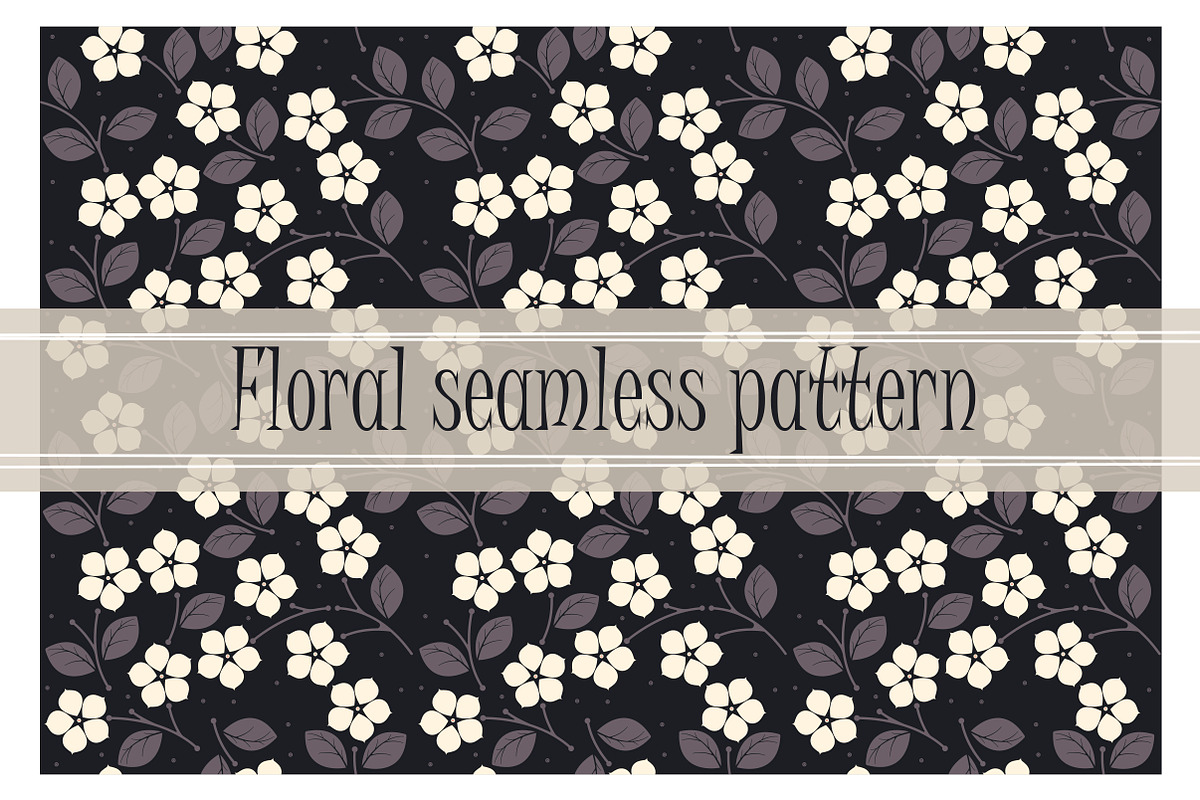 6 Floral patterns & 6 round frames, a Pattern Graphic by Daria Maier (Photo 6 of 8)