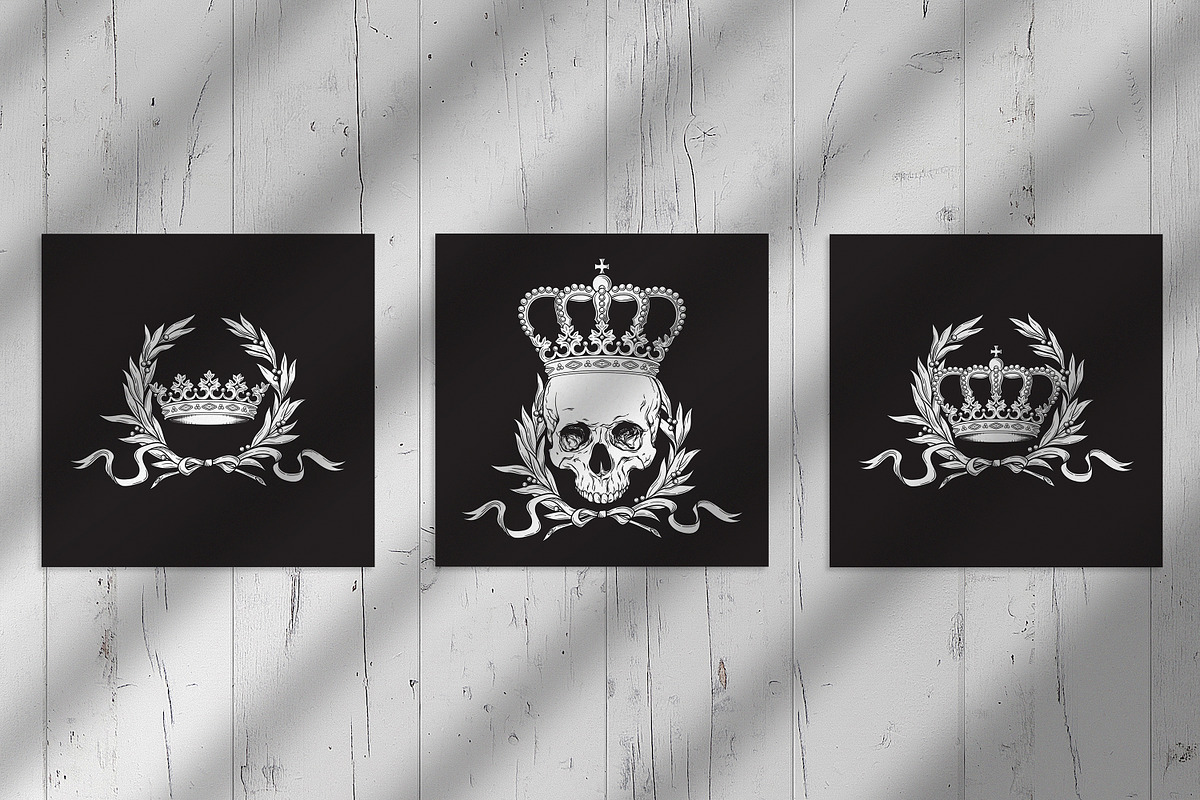 Royal hand drawn vector designs, a Decorative Illustration by Croisy (Photo 2 of 5)