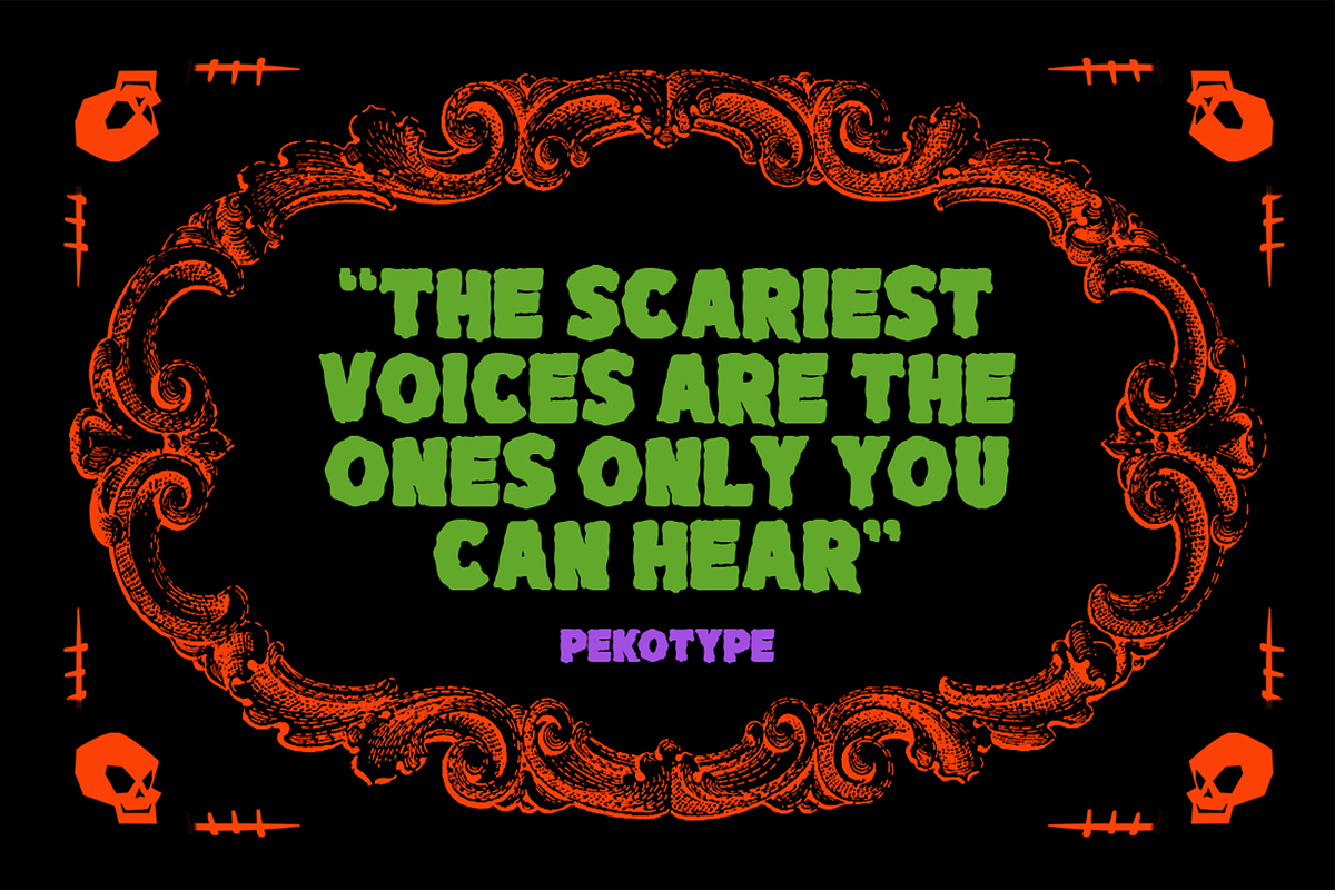 Witch Blade - Halloween Display Font, a Sans Serif Font by Pekotype (Photo 9 of 15)