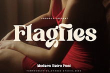 Flagfies - Modern Retro Font