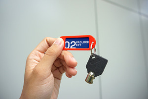 Key Tag Keychain Mockup, a Household Mockup by Claymoon Lab