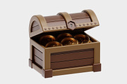 Treasure Chest Treasure box, an Object 3D Model by fahad121 (Thumbnail 4 of 7)