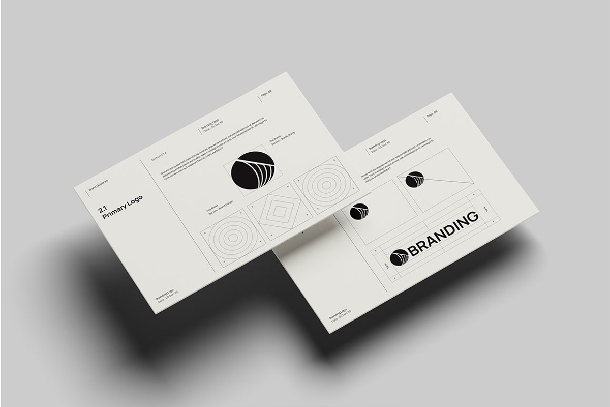 Brand Guidelines2 Brochure, a Brochure Template by yanindesign (Photo 6 of 6)