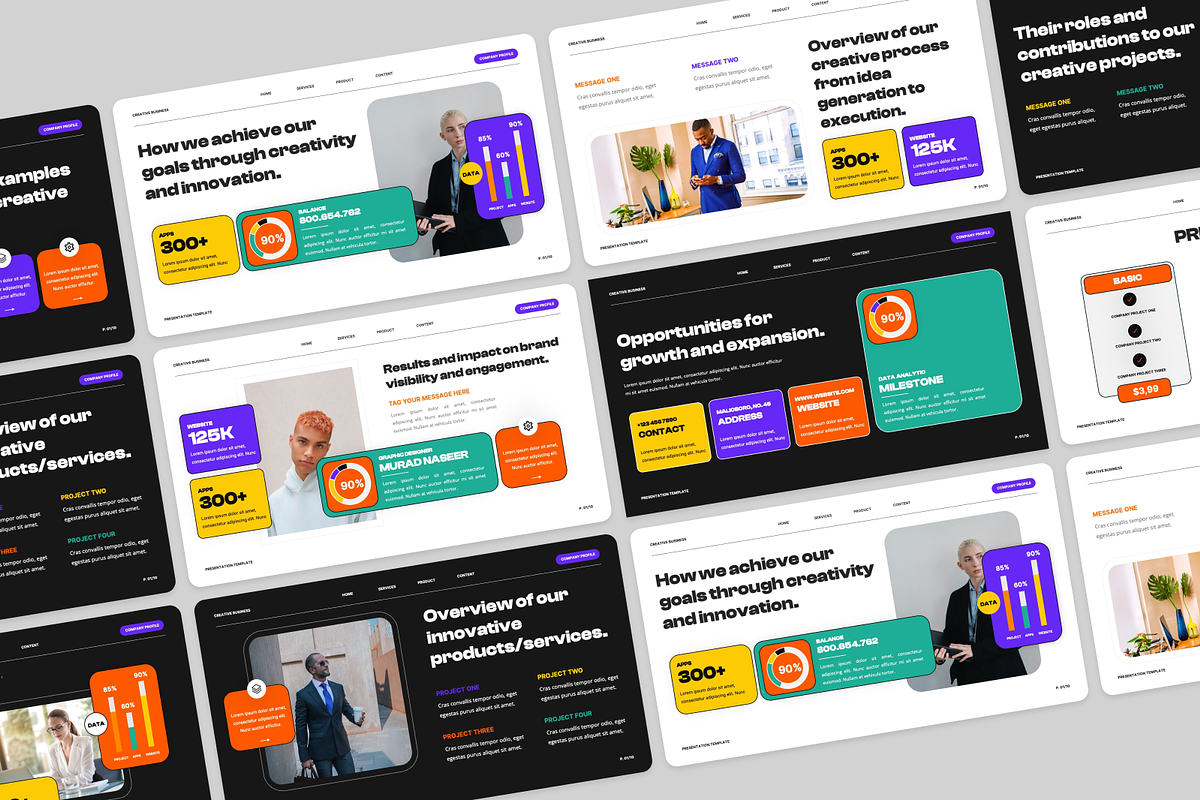Creative Business Company Keynote, a Presentation Template by Annora Studio (Photo 2 of 5)