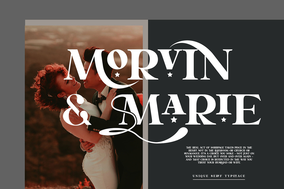 KAMIN UNIQUE LIGATURE SERIF TYPEFAC, a Serif Font by yaqublekker (Photo 4 of 8)
