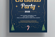Christmas Party Invitation Flyer, a Flyer Template by MightyDesign (Thumbnail 3 of 8)