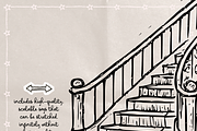Grand Hotel Clipart, Travel Doodle, an Object Illustration by The October Creative (Thumbnail 3 of 6)