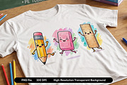 Back to School Cartoon Supplies PNG, an Education Illustration by zahidhossainalif (Thumbnail 1 of 4)