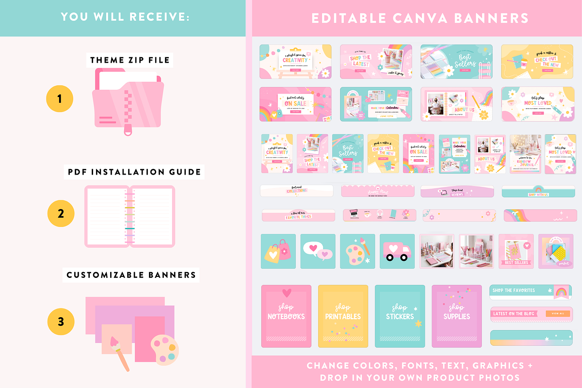 Rainbow Shopify Theme for Craft, a Shopify Template by Design Pixie (Photo 6 of 11)
