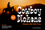 Cowboy Dlokens - Western Font, a Slab Serif Font by QR Design Studio (Thumbnail 1 of 7)