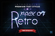 Retro #1 - 20 Text Styles, a Layer Style Add-On by Jonas Stensgaard (Thumbnail 14 of 23)