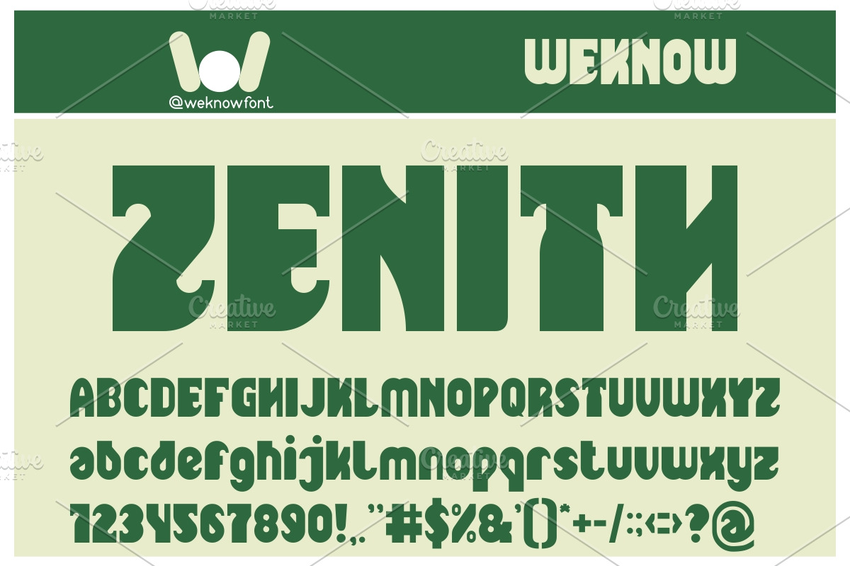One Thousand font, a Font by weknow (Photo 2 of 9)