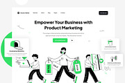 Product Marketing Illustration Set, a Person Illustration by Vectors Market (Thumbnail 4 of 7)