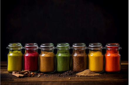 Food photography jar spices, a Food & Drink Photo by Ylivdesign